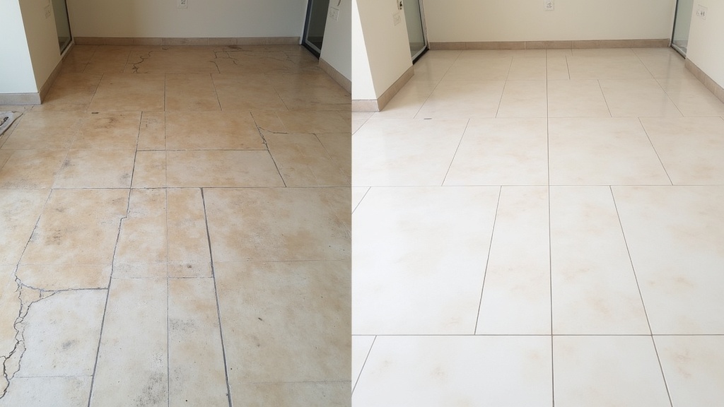 تركيب سيراميك أرضيات في أبوظبي — قبل وبعد خدمة رفيق