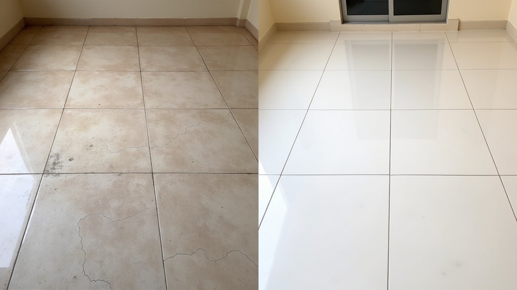تركيب سيراميك أرضيات في دبي — قبل وبعد خدمة رفيق