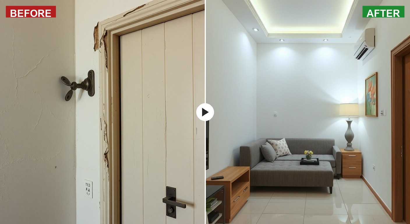 صيانة عامة في دبي — قبل وبعد خدمة رفيق